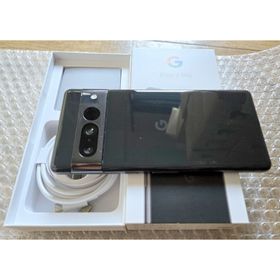 グーグル(Google)の美品 Google Pixel7 Pro 128GB 黒色 公式SIMフリー(スマートフォン本体)