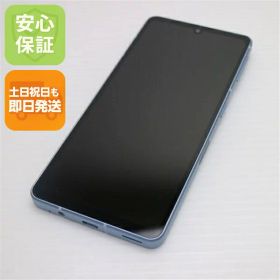 【中古】安心保証 新品同様 SIMフリー AQUOS sense7 SH-M24 ブルー スマホ 中古土日祝発送