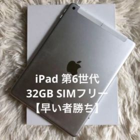 【完動品】iPad 第6世代 32GB SIMフリー 【すぐ発送】
