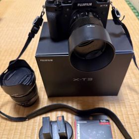 Fujifilm X-T3 本体、レンズ2本(33mm、16mm)他セット