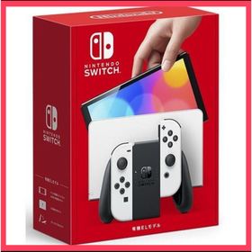 ニンテンドースイッチ(Nintendo Switch)の【新品未使用】Nintendo Switch 有機ELモデル ホワイト(家庭用ゲーム機本体)