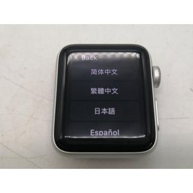 【中古】Apple Apple Watch Series3 38mm GPS シルバーアルミニウム/ホワイトスポーツバンド MTEY2J/A【大須アメ横】保証期間１ヶ月【ランクB】