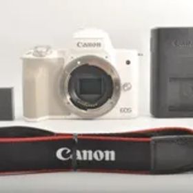 Canon ミラーレス一眼カメラ EOS Kiss M ボディー ホワイト EOSKISSMWH-BODY