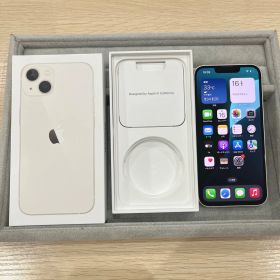 iPhone13 128GB au SIMロックなし スターライト ホワイト①