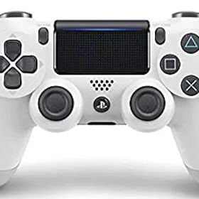 【中古】（非常に良い）ワイヤレスコントローラー (DUALSHOCK 4) グレイシャー・ホワイト (CUH-ZCT2J13)