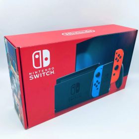 中古 【新モデル】Nintendo Switch 本体【Joy-Con(L) ネオンブルー/(R) ネオンレッド】 任天堂