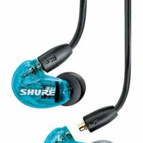 SHURE SE215DYBL+UNI-A / AONIC 215 有線タイプ 高遮音性イヤホン/トランスルーセントブルー イヤフォン マイク・リモコン付【送料無料】