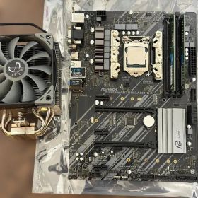 Intel i7-9700K, マザー, DDR4 32GB, クーラーセット