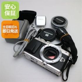 美品 E-PL7 レンズキット シルバー 即日発送 ミラーレス一眼 OLYMPUS 本体 土日祝発送OK 08000