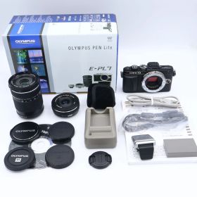 OLYMPUS オリンパス ミラーレス一眼 PEN E-PL7 EZダブルズームキット ブラック E-PL7 EZ DZKIT BLK #251020_BH8A09590