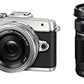 【中古】(非常に良い)OLYMPUS PEN E-PL7 EZダブルズームキット シルバー ミラーレス一眼 E-PL7 EZ DZKIT SLV