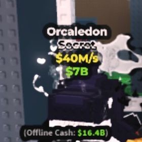 🔥破格🔥早いもの勝ち！【ブレインロットを盗む】オルカレドン | ロブロックス(ROBLOX)のアカウントデータ、RMTの販売・買取一覧