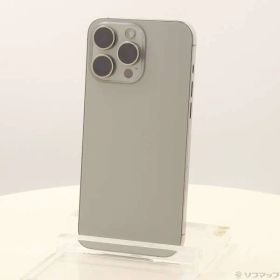 〔中古品〕 iPhone15 Pro Max 256GB ナチュラルチタニウム MU6R3J／A SIMフリー【348】