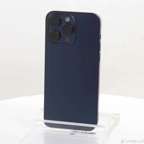 〔中古品〕 iPhone15 Pro Max 256GB ブルーチタニウム MU6T3J／A SIMフリー【297】