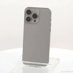 〔中古品〕 iPhone15 Pro Max 256GB ナチュラルチタニウム MU6R3J／A SIMフリー【269】