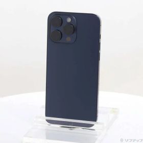 〔中古品〕 iPhone15 Pro Max 256GB ブルーチタニウム MU6T3J／A SIMフリー【262】