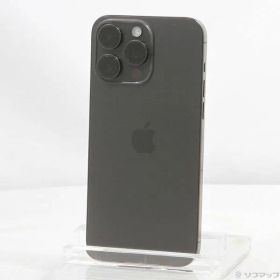 〔中古品〕 iPhone15 Pro Max 256GB ブラックチタニウム MU6P3J／A SIMフリー【349】
