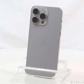 〔中古品〕 iPhone15 Pro Max 256GB ナチュラルチタニウム MU6R3J／A SIMフリー【368】