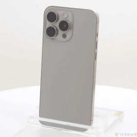 〔中古品〕 iPhone15 Pro Max 256GB ナチュラルチタニウム MU6R3J／A SIMフリー【295】
