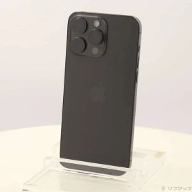 〔中古品〕 iPhone15 Pro Max 256GB ブラックチタニウム MU6P3J／A SIMフリー【348】