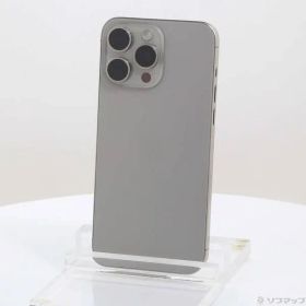 〔中古品〕 iPhone15 Pro Max 512GB ナチュラルチタニウム MU6W3J／A SIMフリー【377】