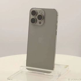 〔中古品〕 iPhone15 Pro Max 512GB ナチュラルチタニウム MU6W3J／A SIMフリー【344】