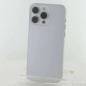 〔中古品〕 iPhone15 Pro Max 512GB ホワイトチタニウム MU6V3J／A SIMフリー【368】