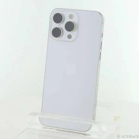 〔中古品〕 iPhone15 Pro Max 512GB ホワイトチタニウム MU6V3J／A SIMフリー【262】