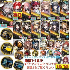 石162760個+10連券3枚+券12枚+ウィシャデル+新約+レミュアン+純燼+ユー+血掟+イネス | アークナイツのアカウントデータ、RMTの販売・買取一覧