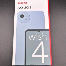 AQUOS wish4 SH-52E ブルー simフリー docomo