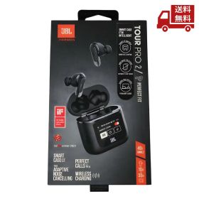 ☆ JBL TOUR PRO 2 ワイヤレスイヤホン JBLTOURPRO2BLK ブラック bluetooth ハイブリッド ノイズキャンセリング マルチポイント IPX5 ワイヤレス充電対応 スマートタッチディスプレイ搭載 送料無料 更に割引クーポン