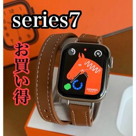 アップルウォッチ(Apple Watch)のApple Watch HERMES series7 41mm(腕時計)