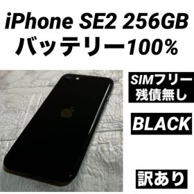 24 iPhone SE2 256GB バッテリー100% SIMフリー
