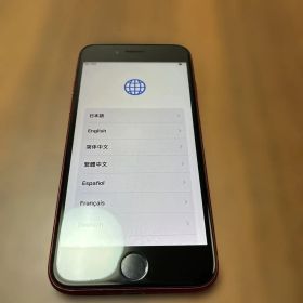 @iPhone SE2 レッド128GB 最大容量73% 初期化済み
