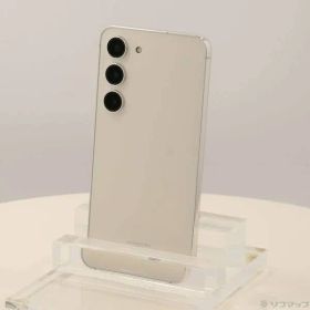 〔中古品〕 Galaxy S23 256GB クリーム SCG19 au SIMフリー【251】