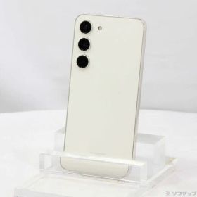 〔中古品〕 Galaxy S23 256GB クリーム SCG19 au SIMフリー【269】