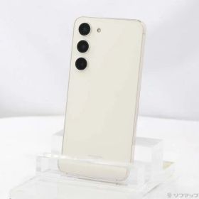 〔中古品〕 Galaxy S23 256GB クリーム SCG19 au SIMフリー【262】
