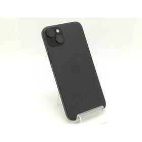 【中古】Apple 国内版 【SIMフリー】 iPhone 15 Plus 128GB ブラック MU083J/A【静岡】保証期間１ヶ月【ランクB】