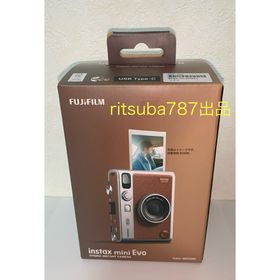 12/12まで【新品未開封】instax mini Evo TypeC ブラウン(フィルムカメラ)