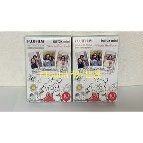 12/12まで【新品】チェキフィルム instax mini プーさん10枚2個(フィルムカメラ)