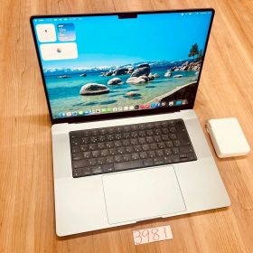 【動作確認済み】 MacBook pro 16インチ 2021 アップル Apple M1 pro 32GB 1TB 動画編集可能 カメラ内蔵 ノートPC ノートパソコン SSD搭載 macOSインストール済み 【3981】