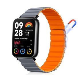 (LuFiYa) 磁性シリコン 時計バンド シャオミ(Xiaomi) スマートウォッチ Redmi Watch 5/Watch 4/Xiaomi S