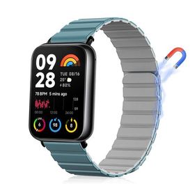 (LuFiYa) 磁性シリコン 時計バンド シャオミ(Xiaomi) スマートウォッチ Redmi Watch 5/Watch 4/Xiaomi S