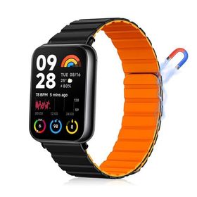 (LuFiYa) 磁性シリコン 時計バンド シャオミ(Xiaomi) スマートウォッチ Redmi Watch 5/Watch 4/Xiaomi S