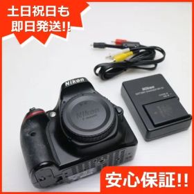 美品 Nikon D5200 ブラック ボディ 即日発送 デジ1 Nikon デジタルカメラ 本体 土日祝発送OK 06000