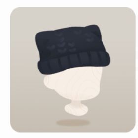 キャットニット帽･黒(200円) | リヴリーアイランドのアイテム、RMTの販売・買取一覧