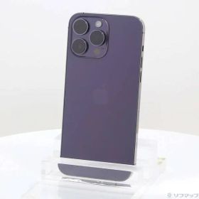 〔中古品〕 iPhone14 Pro Max 256GB ディープパープル MQ9E3J／A SIMフリー【349】