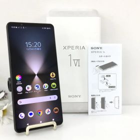 【美品】SONY ソニー Xperia 1 VI XQ-EC44 256GB スマートフォン ブラック SIMフリー 動作品