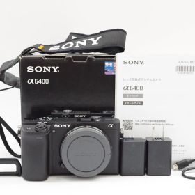 L241811)SONY ソニー α6400 ILCE-6400 ブラック ミラーレス一眼カメラ