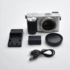 B#10497 SONY(ソニー) APS-C ミラーレス一眼カメラ α6400 ボディ(レンズなし) シルバー ILCE-6400 S